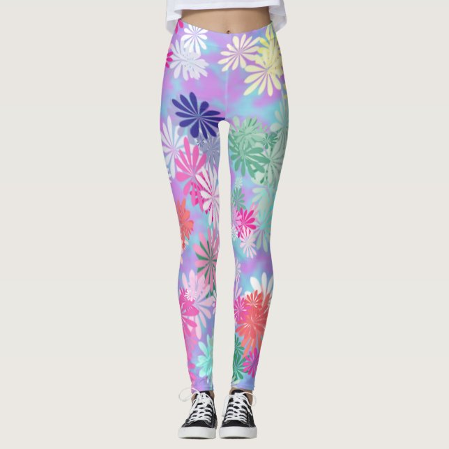 Hippie Fun Leggings (Front)