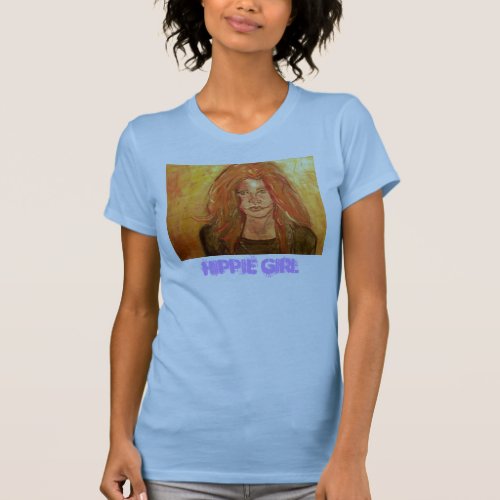 Hippie Girl T_Shirt