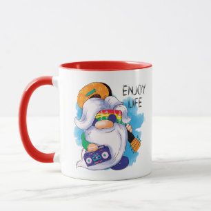 Hippie Gnome: Enjoy Life Mug