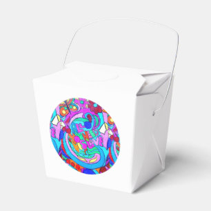 hippie groovy love circle favor boxes