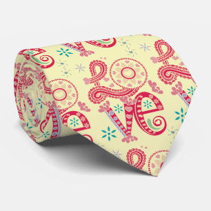 Hippie Groovy Love Sign Thunder_Cove Neck Tie