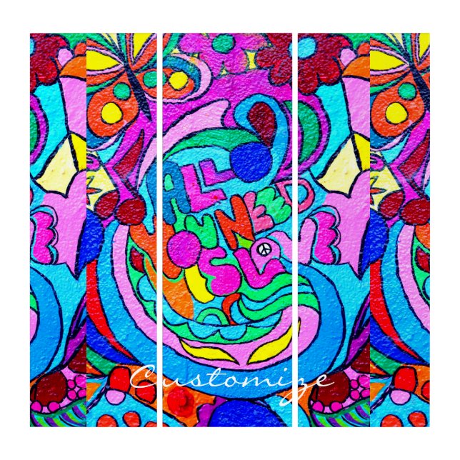 Hippie groovy love Thunder_Cove Triptych (Front)