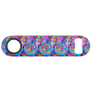 hippie groovy peace and love speed bottle opener