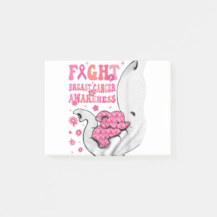 Hippie Groovy Women Fight Breast Cancer Survivor E Post-it Notes