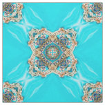Hippie Gypsy Ethnic turquoise aqua blue bohemian Fabric
