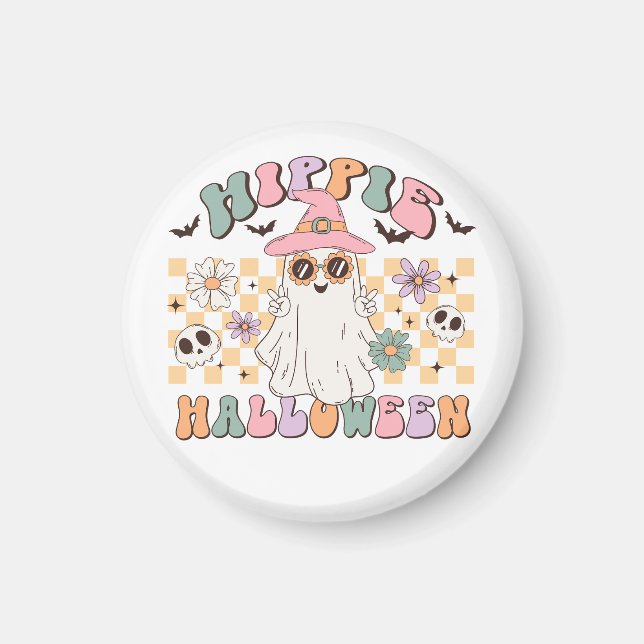 Hippie Halloween Magnet (Front)