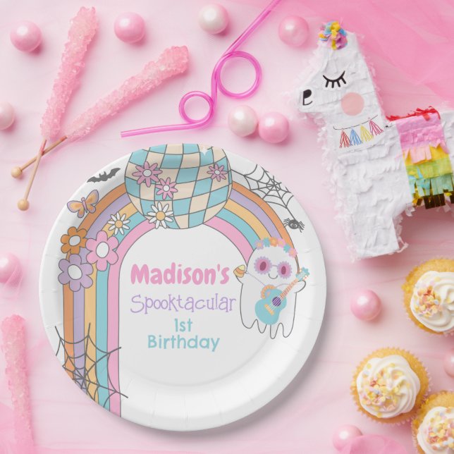 Hippie Halloween  Paper Plates (Party)