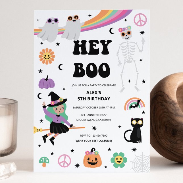 Hippie Halloween Party Invitation (Creator Uploaded)