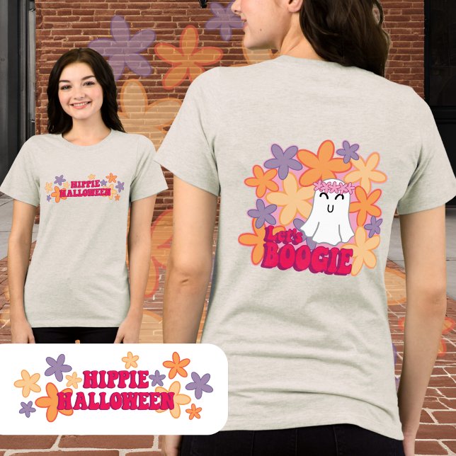 Hippie Halloween Tri-Blend Shirt (Let's Boogie!)