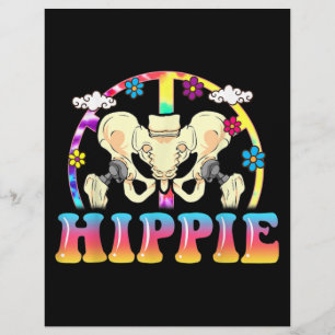 Hippie Hip Replacement Joint Surgery Funny Letterhead