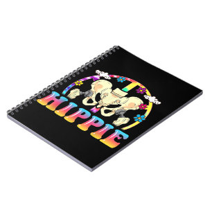 Hippie Hip Replacement Joint Surgery Funny Notebook