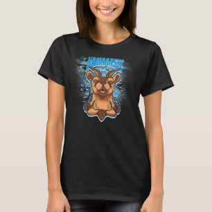 Hippie  Humor Goat The Goatfather Bulk Bull Animal T-Shirt