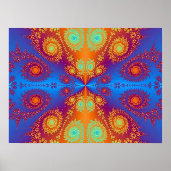 Hippie Hypnotic design Poster