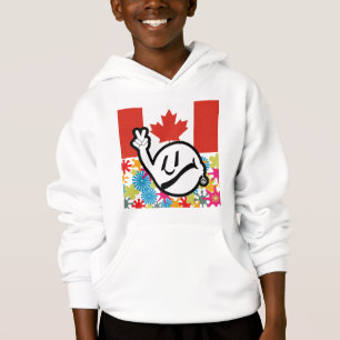 HIPPIE ICON BY MASANSER CANADA PIxELAT Hoodie