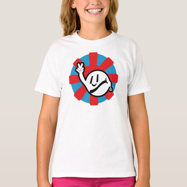 HIPPIE ICON flowers 2023 BY MASANSER T-Shirt (Front)