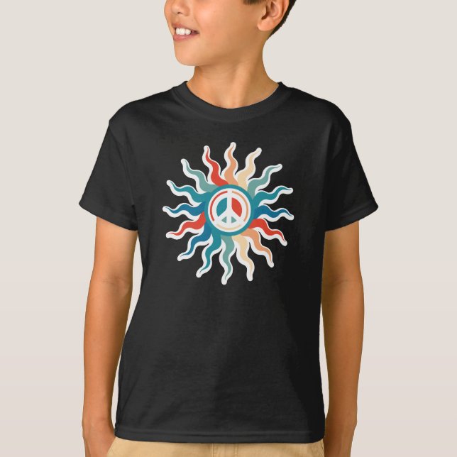 HIPPIE ICON SUN ver 2023 BY MASANSER T-Shirt (Front)