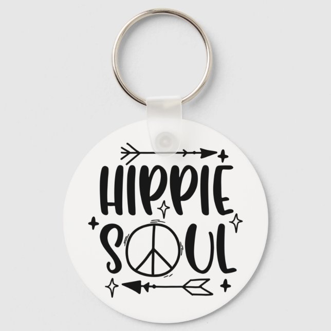 Hippie Keychain (Front)