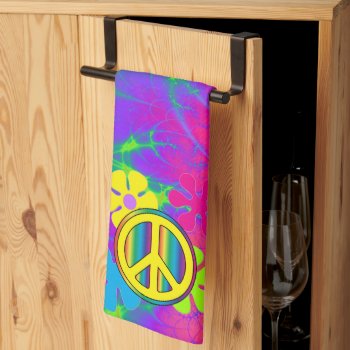 Hippie  Kitchen Towel by KRStuff at Zazzle