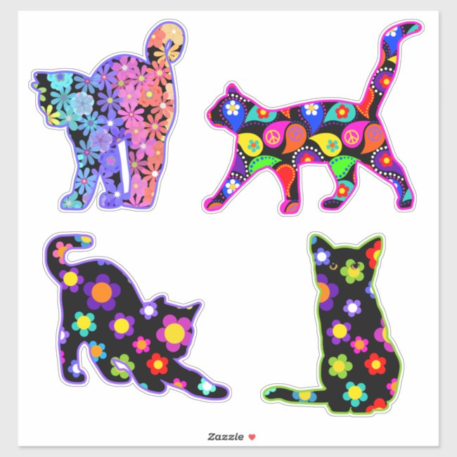 Hippie Kitties Cute