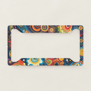 Hippie License Plate Frame
