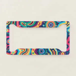Hippie License Plate Frame