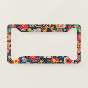 Hippie License Plate Frame