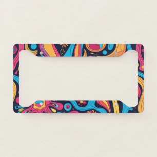 Hippie License Plate Frame