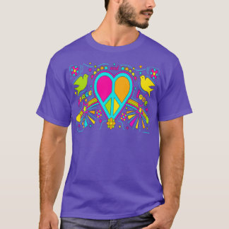 hippie loveheart 28 T-Shirt