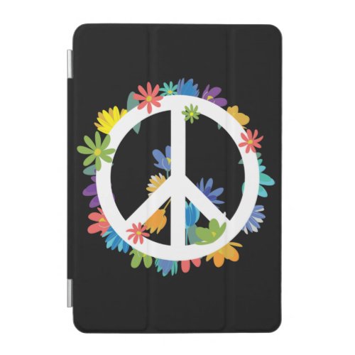 Hippie Loveheart Classic Hippie Peace Sign iPad Mini Cover