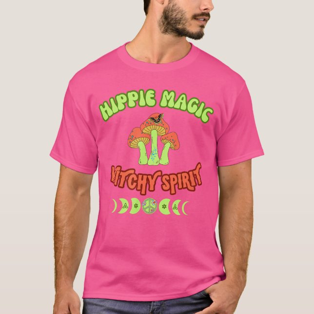 Hippie Magic Witchy Spirit T-Shirt (Front)