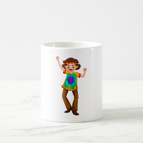 Hippie Man Coffee Mug