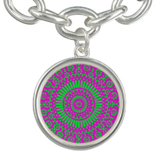 Hippie Mandala Charm Bracelet