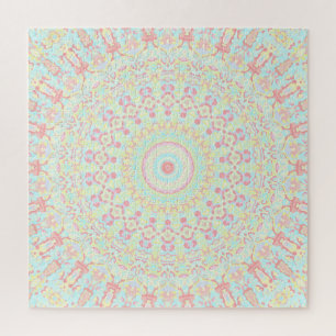Hippie Mandala Jigsaw Puzzle