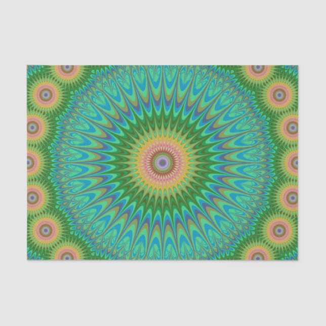 Hippie mandala tissue paper (Front)