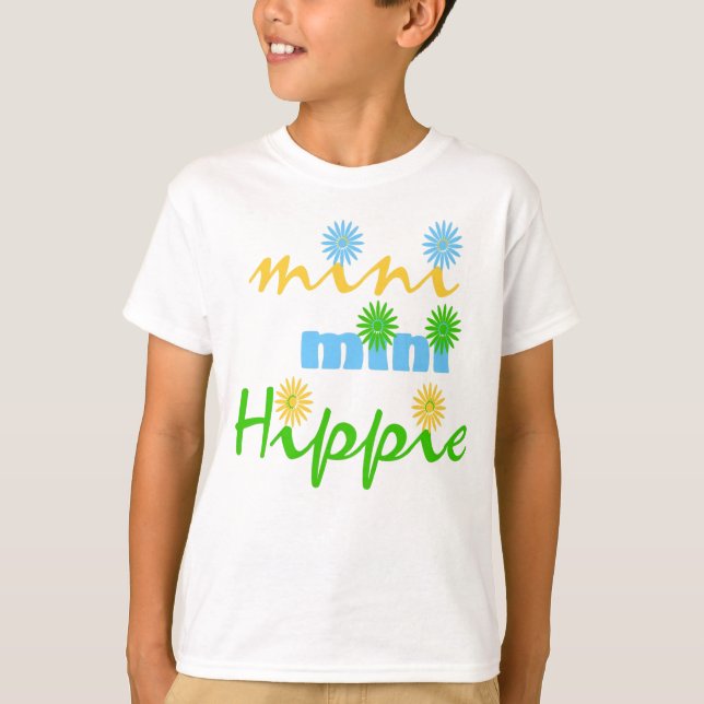 Hippie Mini Mini Hippie Kids T-Shirt (Front)
