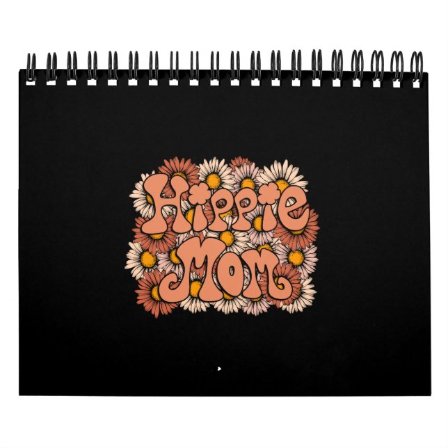 Hippie Mom sublimation Calendar (Cover)