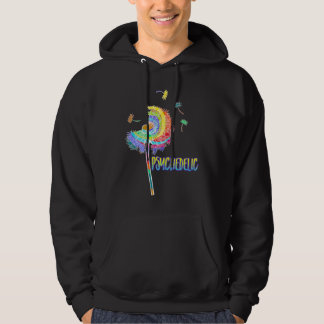 Hippie  Music Psychedelic Flower  Dandelion Hoodie