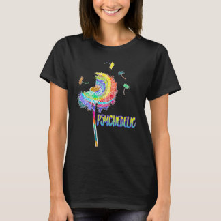 Hippie  Music Psychedelic Flower  Dandelion T-Shirt