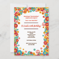 Hippie Party Invitation