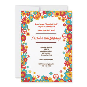 Hippie Party Invitation