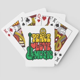 Hippie Peace Love Poker Cards