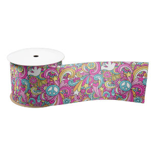 Hippie, Peace & Love Ribbon