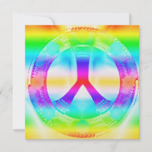 Hippie Peace_Out Invitations