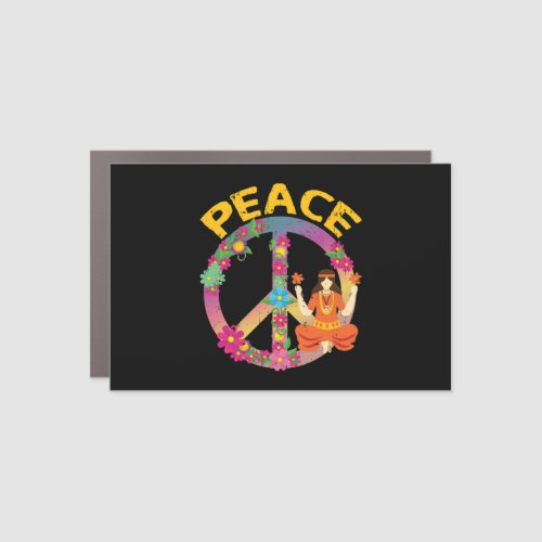 Hippie Peace Sign Namaste Hippies Peace