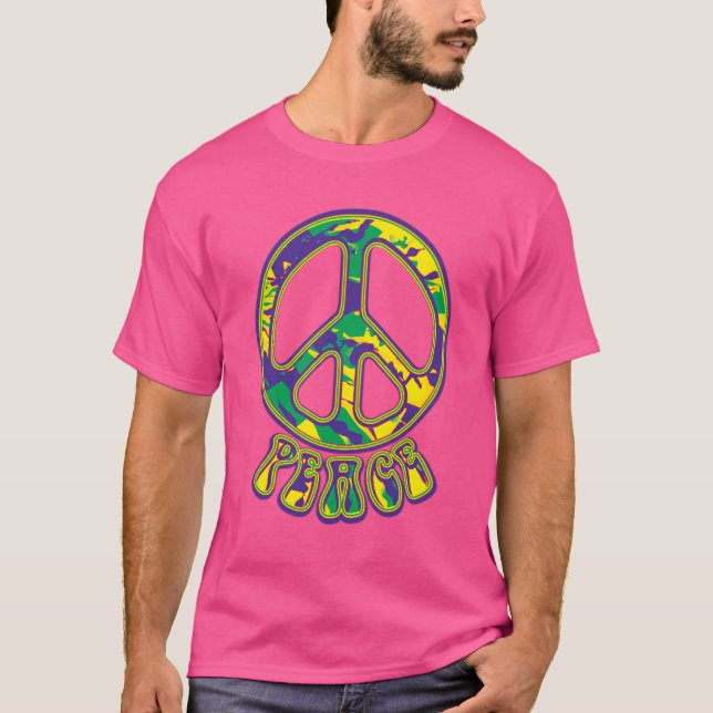 Hippie Peace Sign T-Shirt (Front)