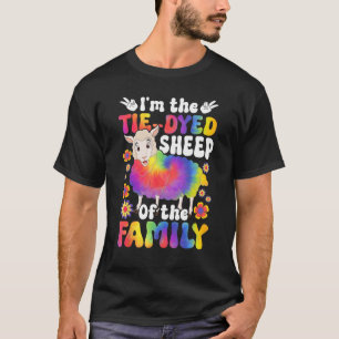 Hippie Peace Tie Dyed Sheep Of The Family T-Shirt
