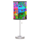 hippie psychedelic table lamp (Left)