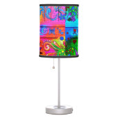 hippie psychedelic table lamp (Right)