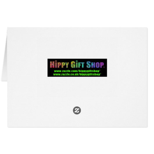 Hippie Purple Rainbow Flowers (Back Horizontal)