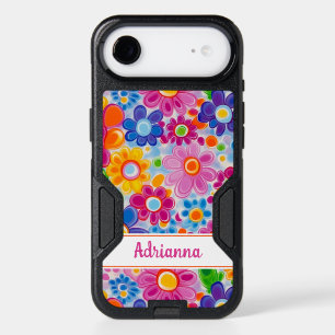 Hippie Retro Groovy Floral Personalized iPhone 17 Air Case